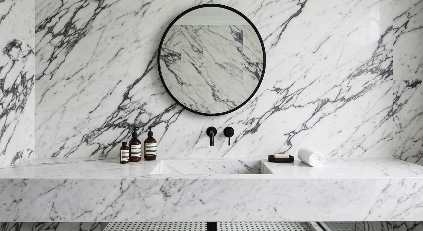 Green and brass family bathroom with a freestanding bath